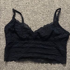 Navy Gilly Hicks Lace Camisole Top